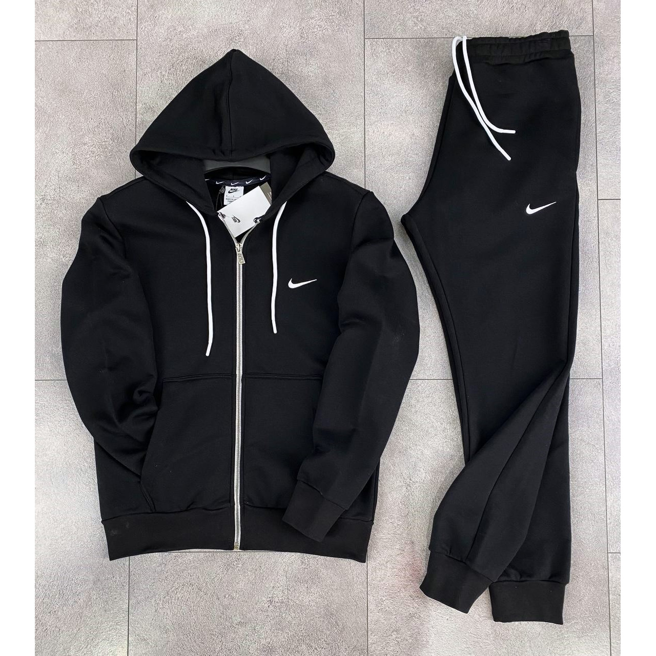 Мъжки спортен екип Nike Classic Tracksuit Black